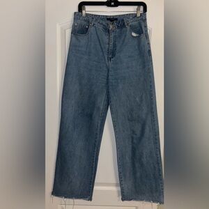 ** Forever 21 ** Womens Medium Jeans Straight Leg Blue Jean M